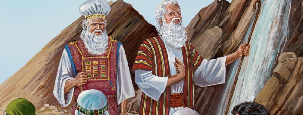 Denk aan Abraham, Izak en Jakob en ook Mozes